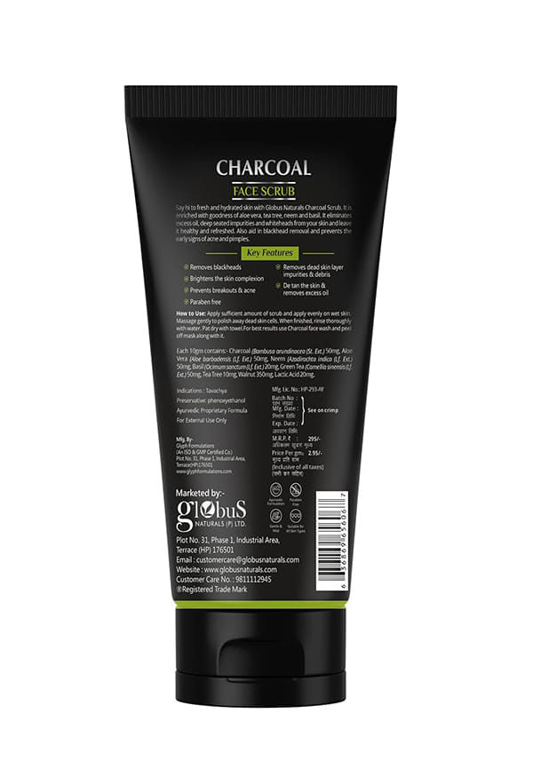Detox Charcoal Face Scrub For Detoxifies & Purifies – thumbnail 2
