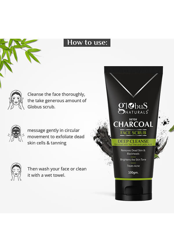 Detox Charcoal Face Scrub For Detoxifies & Purifies – thumbnail 4