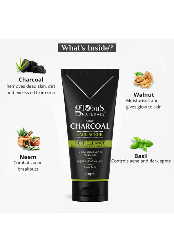 Detox Charcoal Face Scrub For Detoxifies & Purifies – thumbnail 5