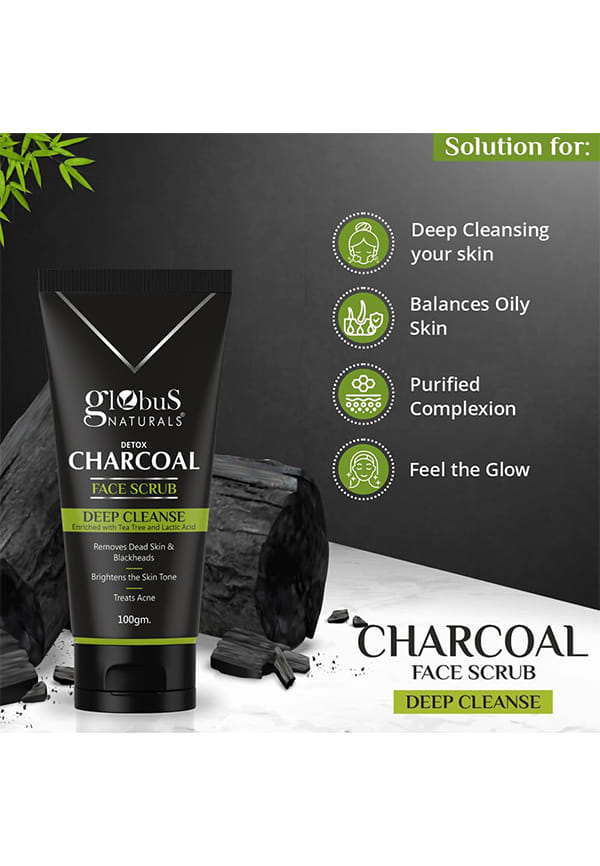 Detox Charcoal Face Scrub For Detoxifies & Purifies – thumbnail 6
