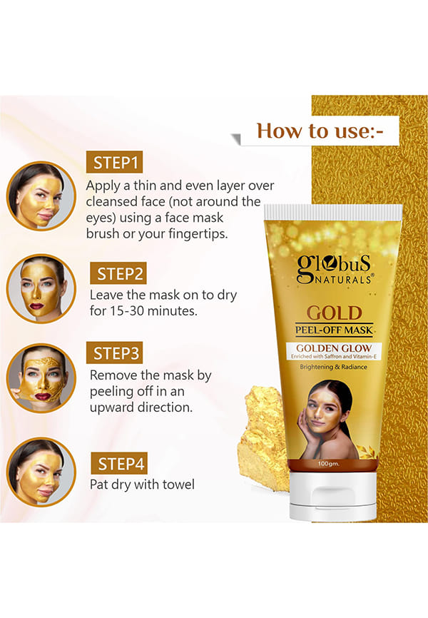 Gold Peel Off Mask | Reduces fine lines, wrinkles | Remove Blackhead & pore care – thumbnail 3