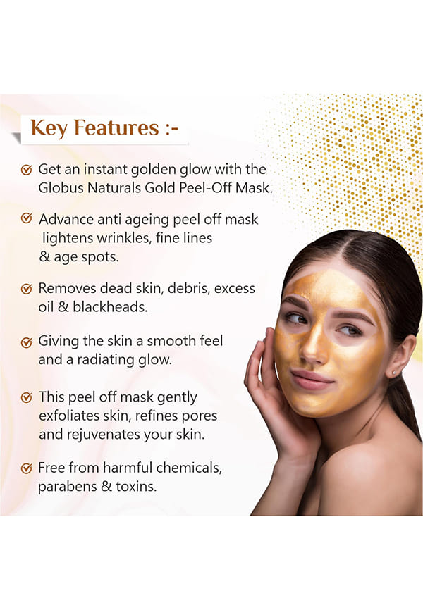 Gold Peel Off Mask | Reduces fine lines, wrinkles | Remove Blackhead & pore care – thumbnail 5