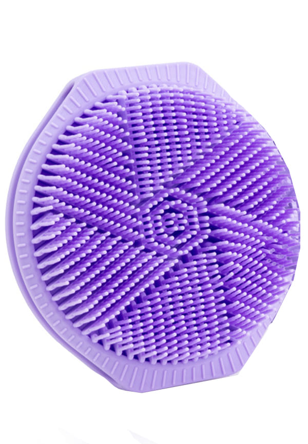 Bath Scrubber and Shampoo Brush, Body Scrubber and Scalp Massager (Oval)