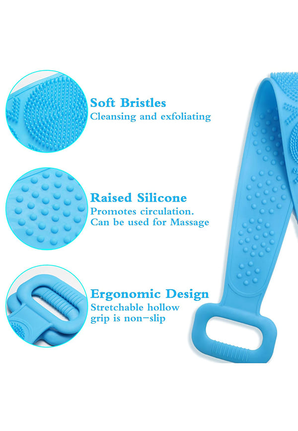 Exfoliating Silicone Back Scrubber Belt – thumbnail 2