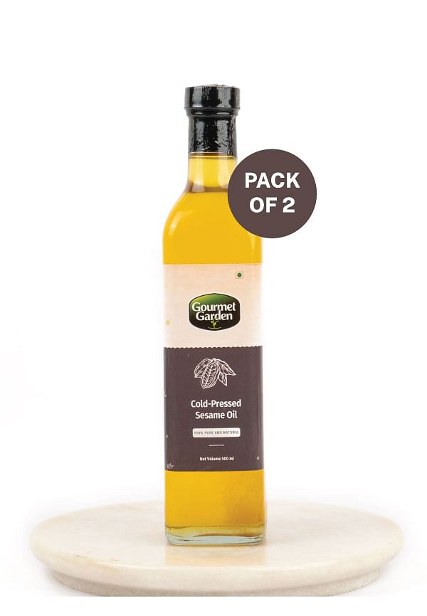 Cold-Pressed Sesame Oil - Pack of 2
