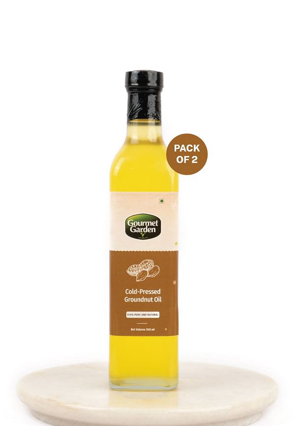 Cold-Pressed Groundnut Oil - Pack of 2