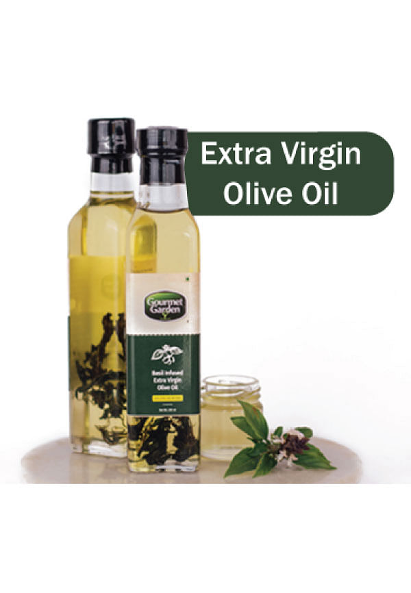 Basil Infused Olive Oil - Pack of 2