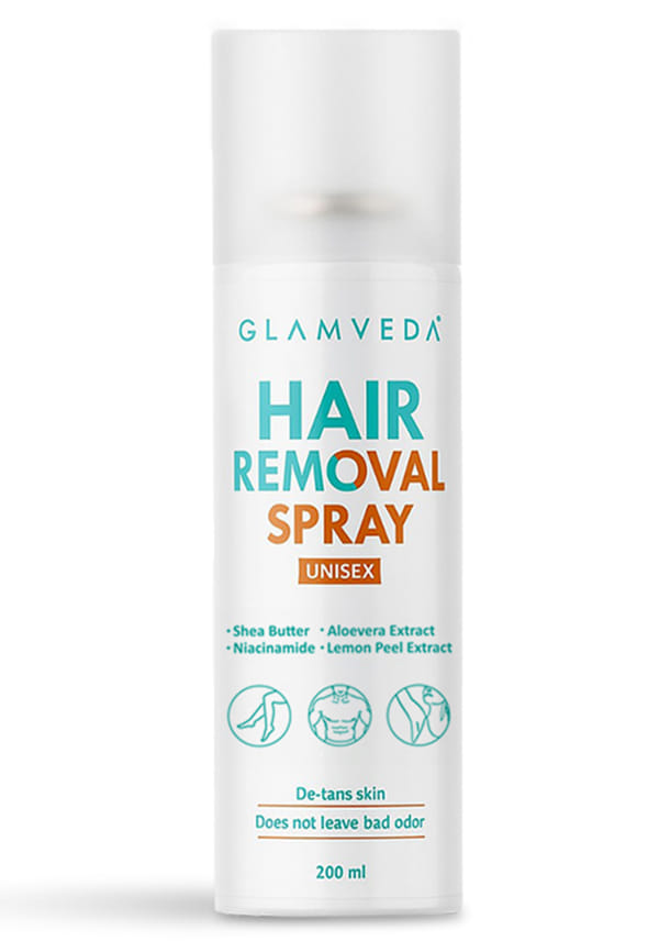 Hair Removal Spray for Women & Men | Painless Hair Remover for Legs, Underarms, Chest | For Sensitive Skin & All Skin Types