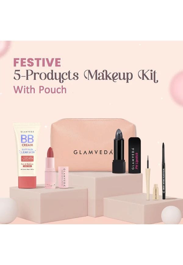 Festive Glam Gift For Women Set of 5 | Makeup Kit – thumbnail 2