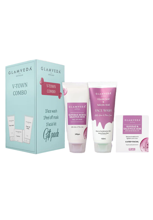 1% Glycolic Acid & 1% Salicylic Acid Acne Care Combo Kit