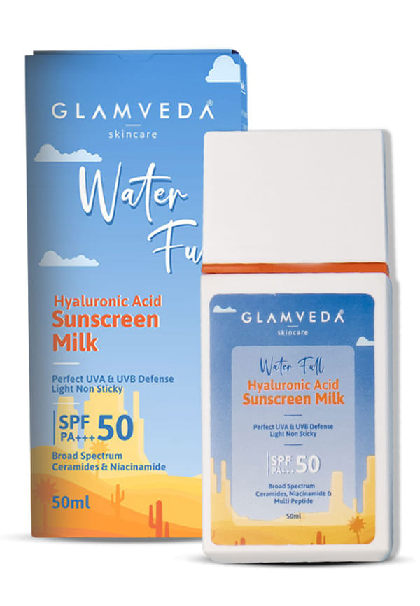 Ultra Light Water Sunscreen SPF 50 PA++++ with Ceramides & Hyaluronic, No White Cast