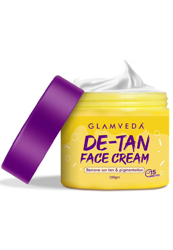 De-Tan Face Cream Mask for Glowing Skin De-Tan Face Cream Mask for Glowing Skin