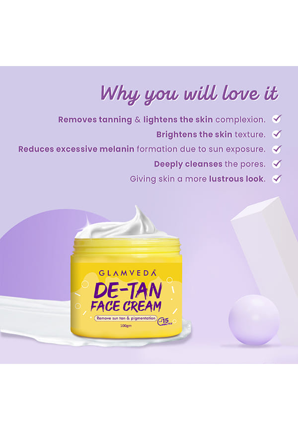 De-Tan Face Cream Mask for Glowing Skin – thumbnail 3