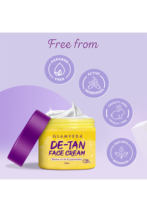 De-Tan Face Cream Mask for Glowing Skin – thumbnail 6