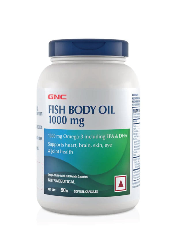 Fish Body Oil For Men & Women | 1000Mg Omega-3S With Epa & Dha