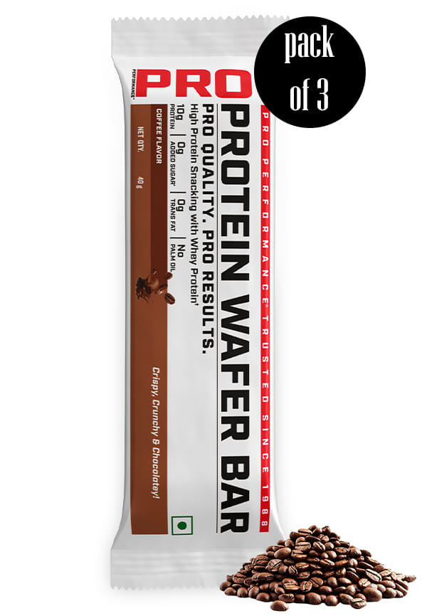 GNC Pro Performance Protein Wafer- 40g | Coffee I 10g Protein