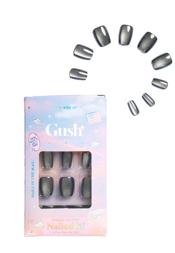 Nailed It | Reusable Luxury Press On Nails With Application Kit - Black Cat Energy – thumbnail 2