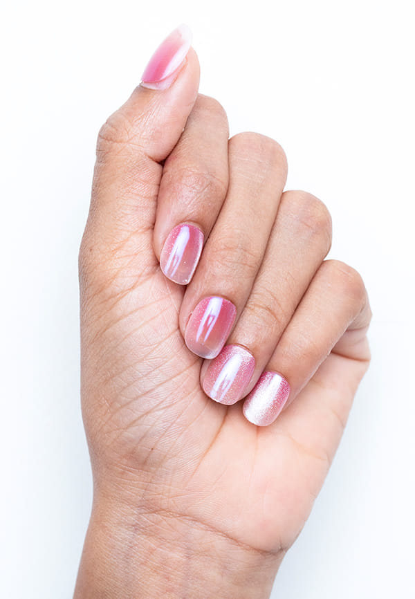 Nailed It | Reusable Luxury Press On Nails With Application Kit - Tangerine Crystal Nailed It | Reusable Luxury Press On Nails With Application Kit - Tangerine Crystal