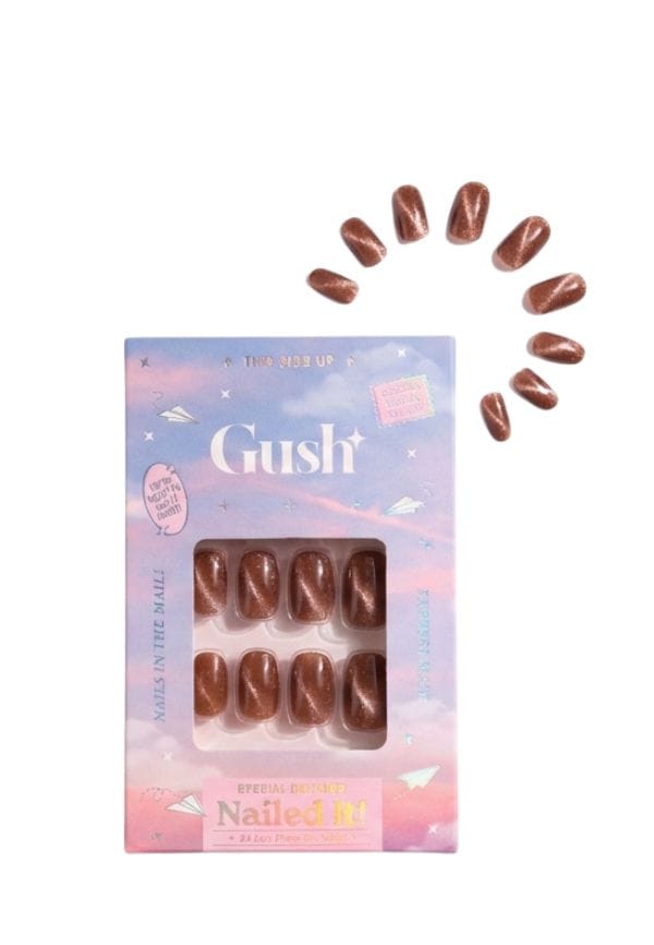 Nailed It | Reusable Luxury Press On Nails With Application Kit - Cherry Cola – thumbnail 2