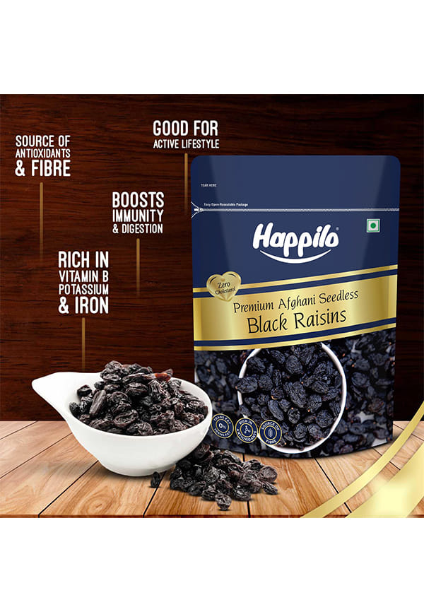Afghani Seedless Black Raisins – thumbnail 3