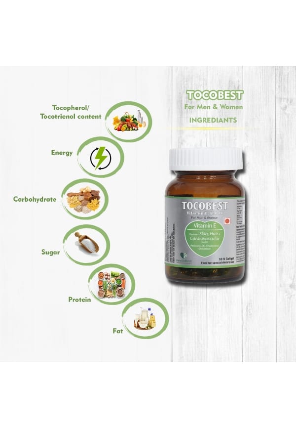 TocoBest Vitamin E (400 IU) Softgel Capsules – thumbnail 3