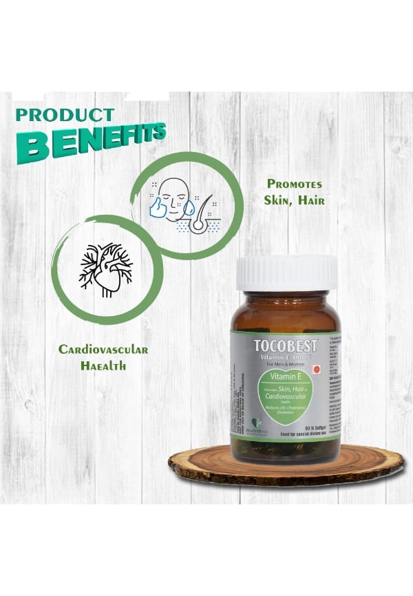 TocoBest Vitamin E (400 IU) Softgel Capsules – thumbnail 4