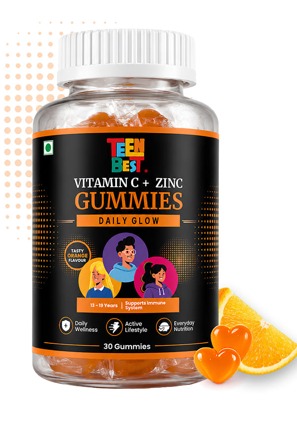 Teens Vitamin C with Zinc Gummies Orange Flavour Teens Vitamin C with Zinc Gummies Orange Flavour