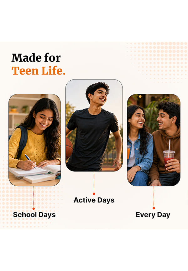 Teens Vitamin C with Zinc Gummies Orange Flavour – thumbnail 3