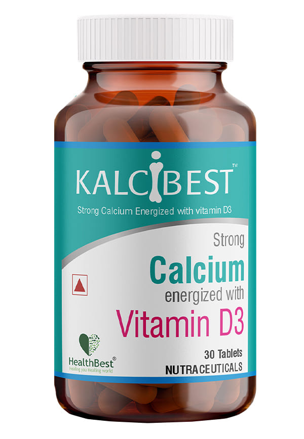 KalciBest Calcium Supplement Tablets for Men & Women - Promotes Joint Muscle & Strengthen Bone Health