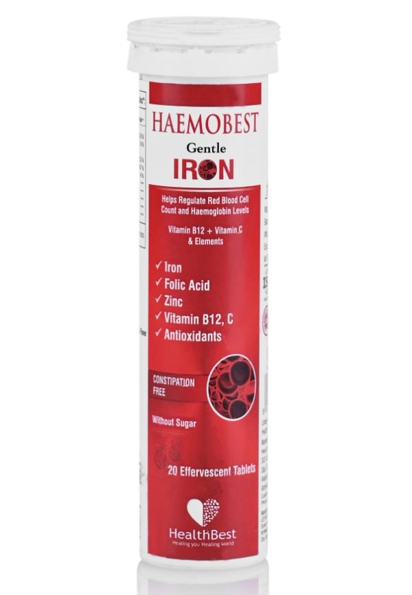 Haemobest Effervescent Tablet Iron Supplement Increases Hemoglobin