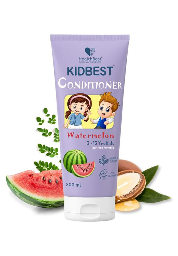 Conditioner for Kids | Nourishing Hair | Hair Smoothing | Tear, Paraben, SLS free | Watermelon Flavor - 200ml