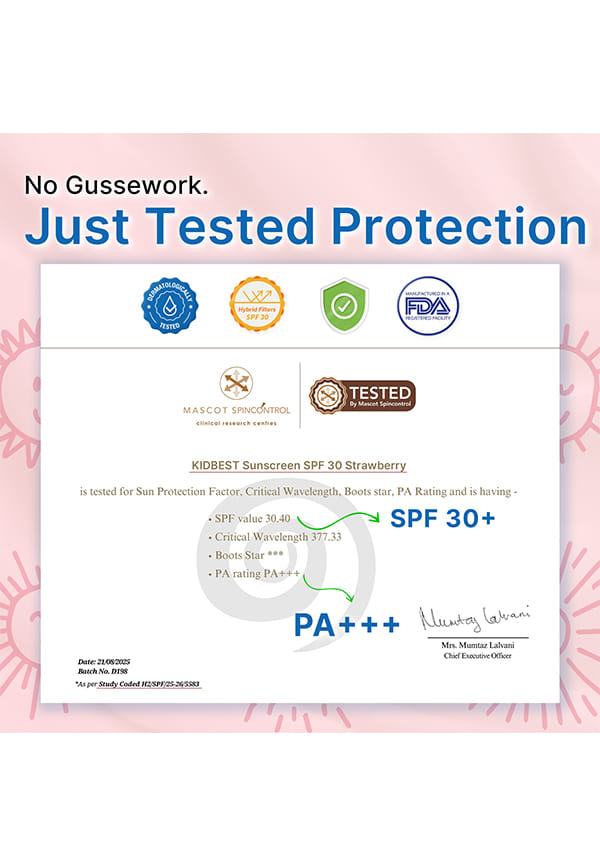 Kids Sunscreen SPF 30 PA+++ Strawberry – thumbnail 7