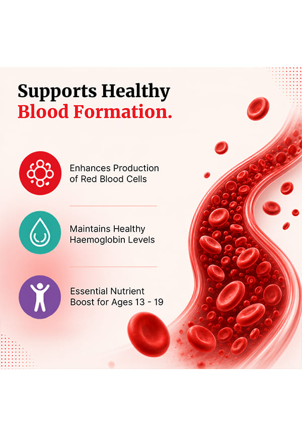 Teen Chelated Iron Liquid Supplement with Zinc & Folic Acid – thumbnail 4