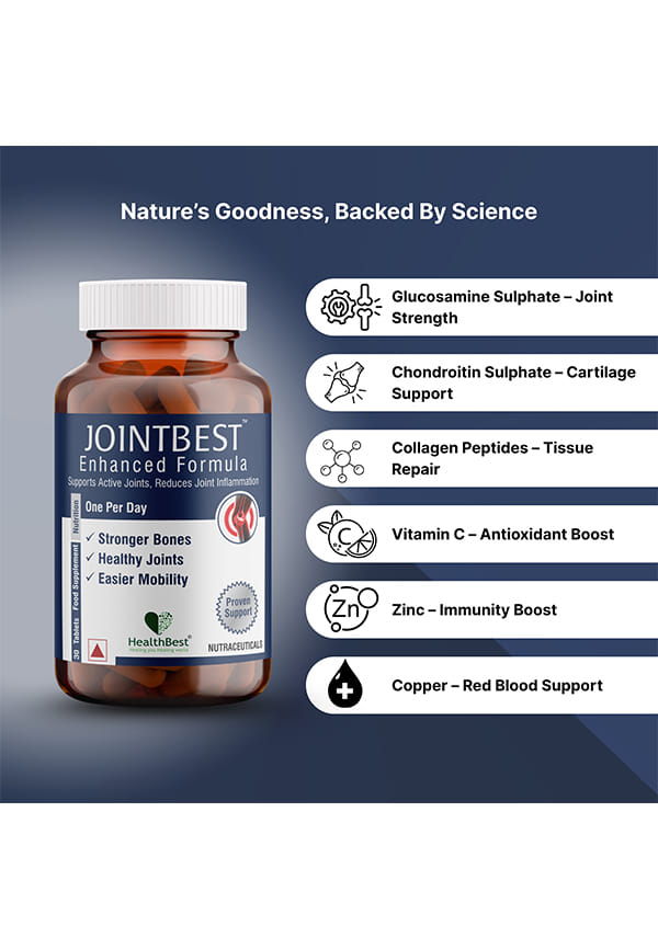 Joint Support Supplement Tablets for Joint Strength, Pain Relief & Flexibility – thumbnail 3
