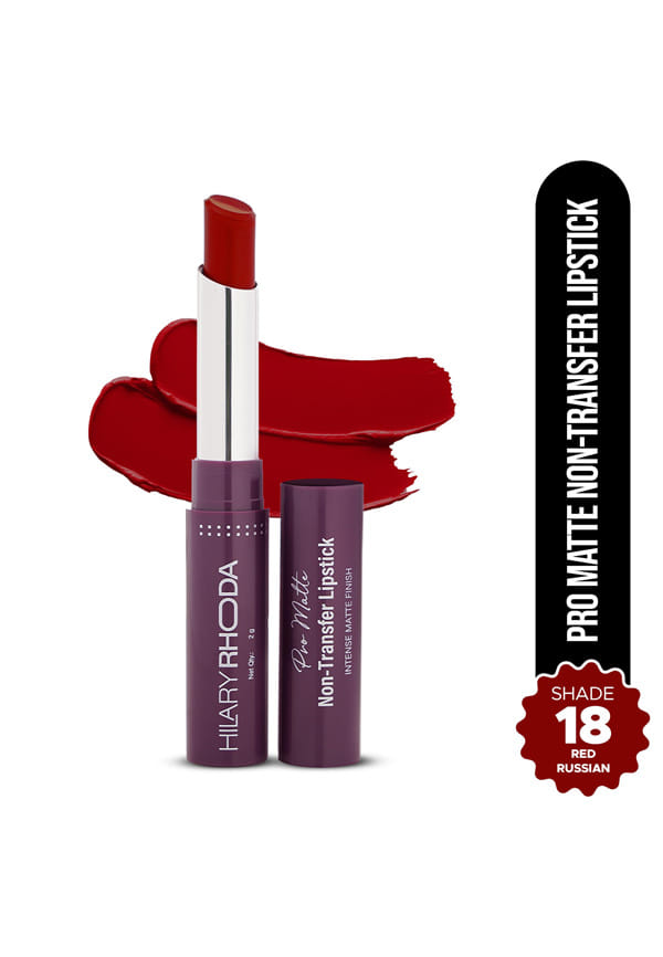 Pro Matte Non-Transfer Lipstick | Size: 2g | Shades: red russian