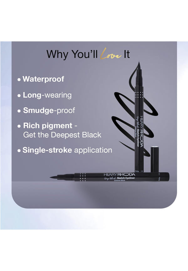 Ultra Black Kajal & Deep Black Sketch Eyeliner – thumbnail 7