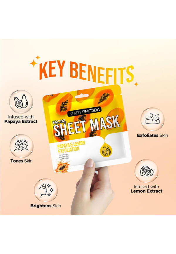 Facial Sheet Mask | Hydrate, Detox, Brighten & Exfoliate – thumbnail 2