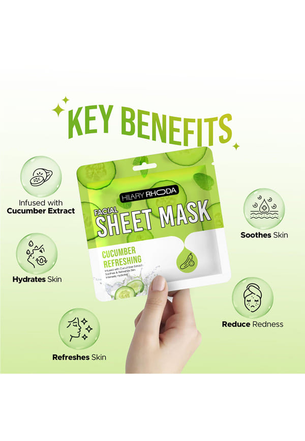 Facial Sheet Mask | Hydrate, Detox, Brighten & Exfoliate – thumbnail 3