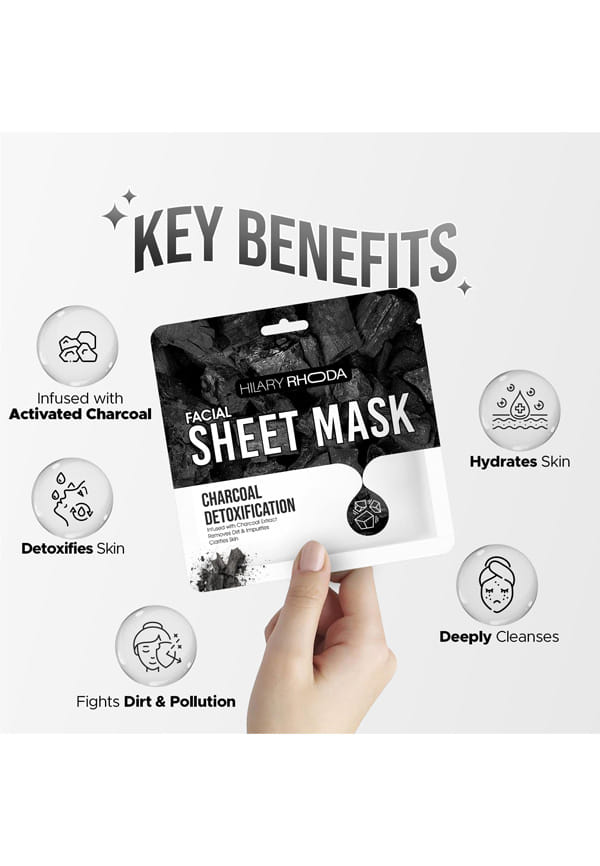 Facial Sheet Mask | Hydrate, Detox, Brighten & Exfoliate – thumbnail 5