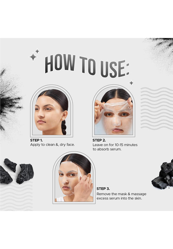 Facial Sheet Mask | Hydrate, Detox, Brighten & Exfoliate – thumbnail 6