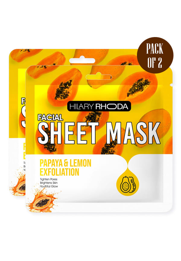 Papaya & Lemon Exfoliation Sheet Mask Papaya & Lemon Exfoliation Sheet Mask