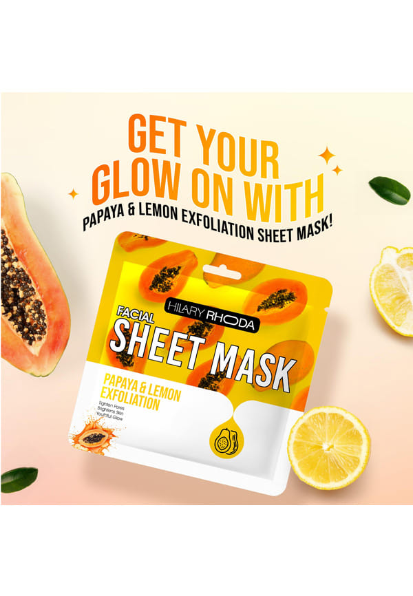 Papaya & Lemon Exfoliation Sheet Mask – thumbnail 2