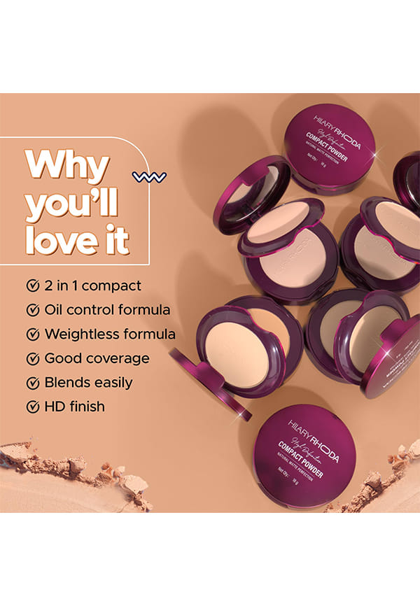 HD High-Definition Pressed Powder | 2 in 1 Compact Powder – thumbnail 2