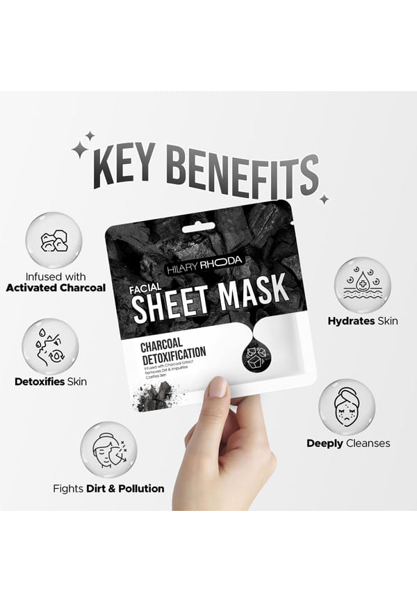 Charcoal Detoxification Sheet Mask – thumbnail 3