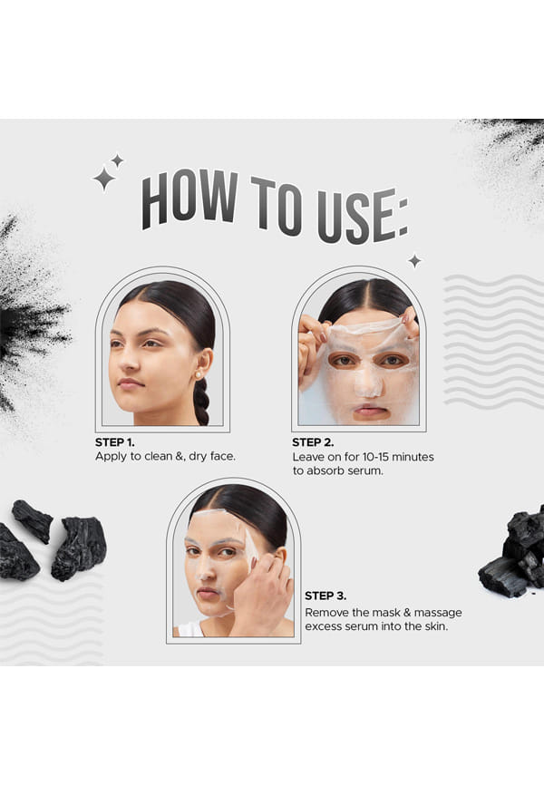 Charcoal Detoxification Sheet Mask – thumbnail 5