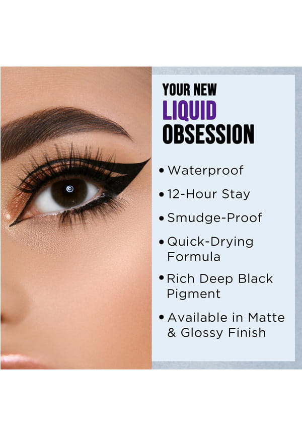Eye Callin' Liquid Eyeliner | Long Lasting Liquid Black Eyeliner – thumbnail 3