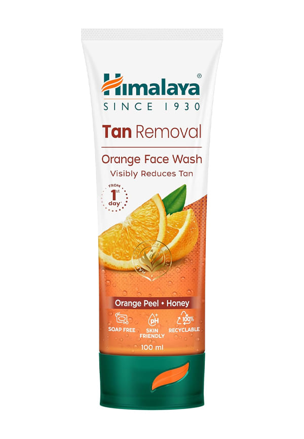 Tan Removal Orange Face Wash