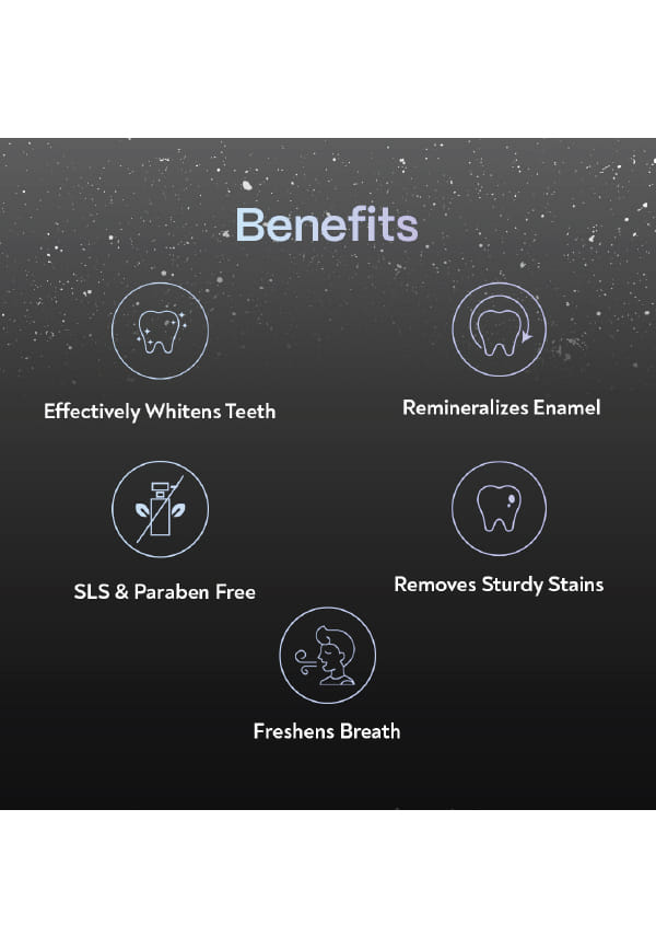 Natural Teeth Whitening Powder- Charcoal & Ylang-ylang mint – thumbnail 3