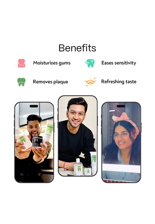 Sensitivity Relief Natural Mouthwash- Vanilla & Spearmint – thumbnail 3