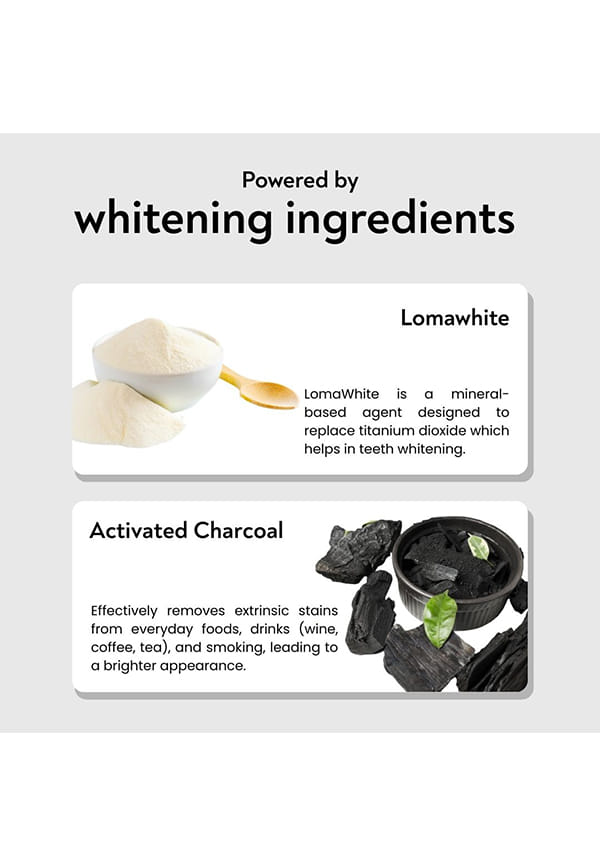 Teeth Whitening Toothpaste, Charcoal Mint, Tea Tree Oil – thumbnail 3